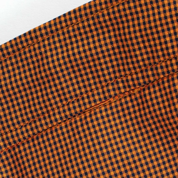 NWT Solid & Striped Brown Rust/Black Seersucker Boardshort XL - Picture 5 of 5